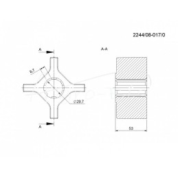 Įdėklas su grioveliais Tytan Rolmus mėšlo kratytuvui - 224408017