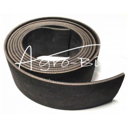 Plokščias transmisijos diržas, plotis - 400 mm, sutvirtintas audiniu, storis 4-8 mm - PT400