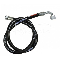 Hidraulinė žarna 275 barų sriegis M22x1.5 tiesi - alkūnė L-1500mm DN12-2SN 27.5MPa PZL HYDRAL - AK-13-1500/2SNH