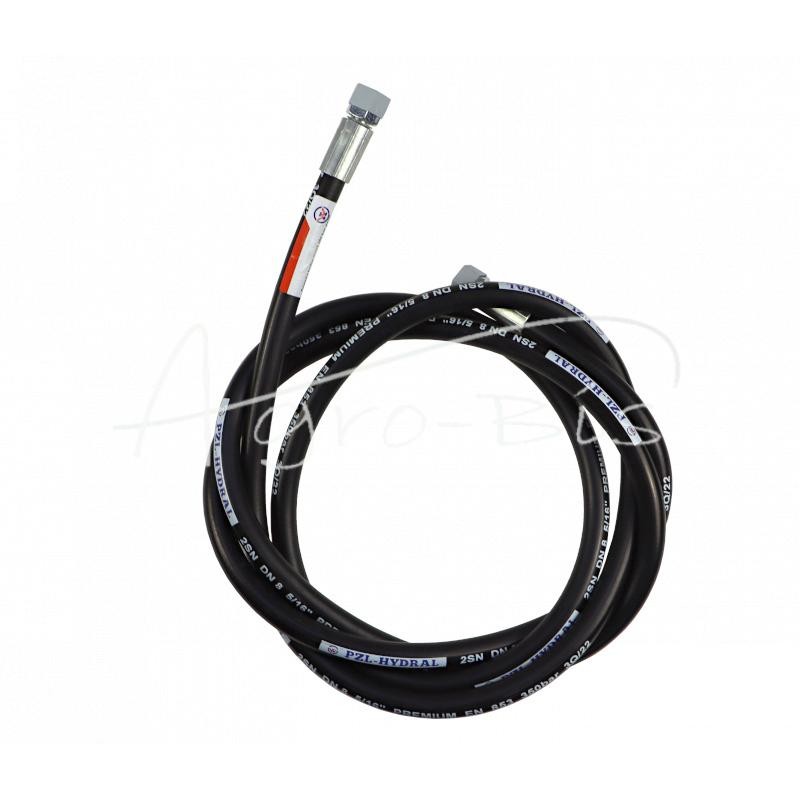 Hidraulinė žarna 350 bar sriegis M16x1,5 tiesi L-3000mm DN08-2SN 35MPa PZL HYDRAL - AA-08-3000/2SNH