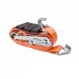 5T 3 m 3 taškų kėlimo diržo komplektas su sagtimi ir guminiu pamušalu 230 mm, su sertifikatu, MORGA standartas - PT5T3M50M