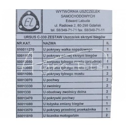 C-330 pavarų dėžės tarpinių rinkinys - KPL C-330SKR