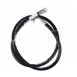 Hidraulinė žarna 275 barų sriegis M22x1.5 tiesi - alkūnė L-2000mm DN12-2SN 27.5MPa PZL HYDRAL - AK-13-2000/2SNH