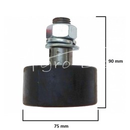 Guminių padangų atraminis volas, skirtas Bulwa Z-632 Akpil Rolmus ekskavatoriui - ZK2-80