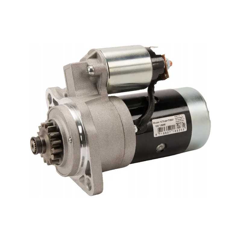 Starteris 12v 1 6kw su 15 kramp