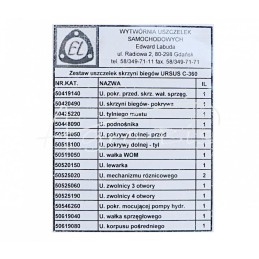 Pilnas komplektas - C-360 pavarų dėžės tarpinių rinkinys - KPL C-360SKR