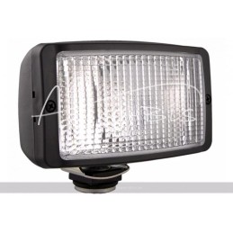 Stačiakampis darbinis žibintas su laidu WESEM LPR6.27381.01 138 mm, H3 12V/55, H-3 24V/70W - LPR627381