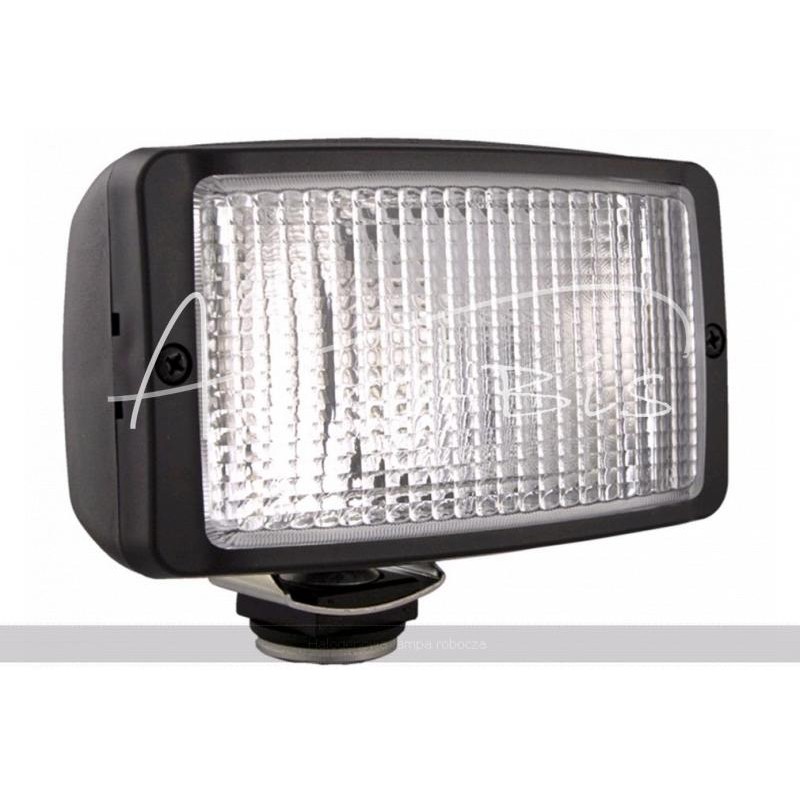 Stačiakampis darbinis žibintas su laidu WESEM LPR6.27381.01 138 mm, H3 12V/55, H-3 24V/70W - LPR627381