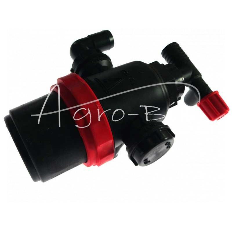 Apatinis siurbimo filtras su uždarymo vožtuvu, alkūnė FI-32, 45 laipsnių, purkštuvas - F16/1274