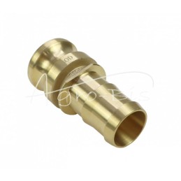 „Camlock“ jungties kištukas, E tipo, žalvaris, 1 1/2" x 38 mm, PZL HYDRAL - ZCME38H