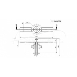 Pilnas įtempiklis Z-10 1" tandeminis mėšlo kratytuvas - 221805021