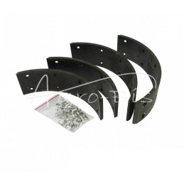 Stabdžių trinkelių remonto įdėklų rinkinys 42320220 C-330 2K+2D + kniedės ANDORIA - 42320210ZNAM