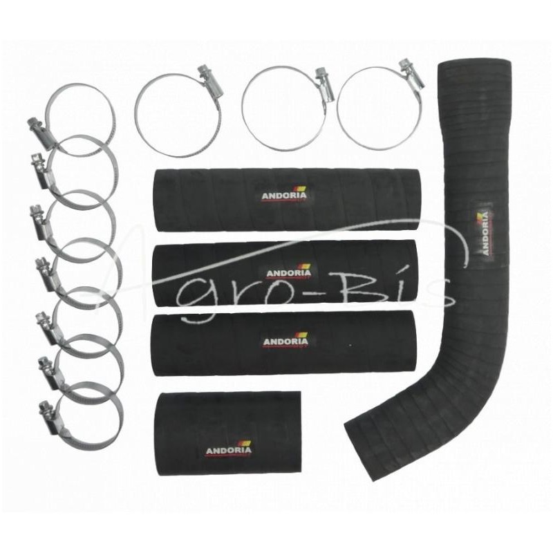 Pilnas sustiprintų radiatoriaus žarnų komplektas C-385 4/6 cilindrų ANDORIA - 86013023KAM