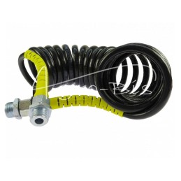 Spiralinis jungiamasis kabelis geltonu poliamido apvalkalu, išorinis sriegis 22x1,5 4,5 m ARCHIMEDES - 5016028022SA
