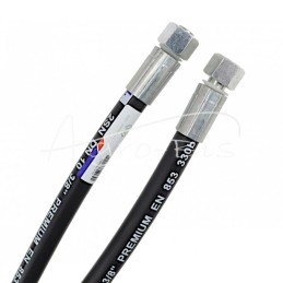 Hidraulinė žarna 330 bar sriegis M18x1.5 tiesus L-3500mm DN10-2SN 33MPa PZL HYDRAL - AA-10-3500/2SNH