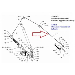 Sipma FI-3.5 L-298 rulonų preso kabelis - 527902023200