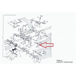 Atraminė svirtis Z-224 Sipma presui - 522307125/S