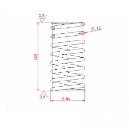 Spyruoklė C-4011 Zetor 5011,5211,6011,6211 5043608 Mielec - 40113608