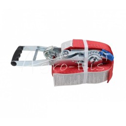 5T kėlimo diržas 10 m pločio 50 mm komplektas su sagtimi, sustiprinta 330 mm ERGO su sertifikatu, MORGA - PT5T10M50EM