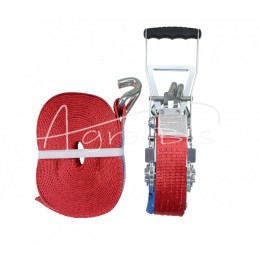 5T kėlimo diržas 10 m pločio 50 mm komplektas su sagtimi, sustiprinta 330 mm ERGO su sertifikatu, MORGA - PT5T10M50EM