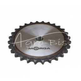 Grūdinto grandinės žvaigriovelis su flanšu, stebule 12B-1 Z-28 išorinis skersmuo - 178,3 mm MORGA - S12B128M