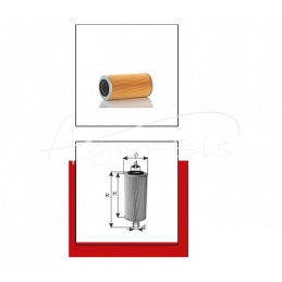 Alyvos filtro įdėklas Claas, Fendt - WO30-110X