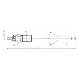 Perkins korpuso kaitinimo žvakė - 2666A005