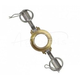 Camlock jungties lizdas, B tipo, žalvaris, 1 1/4" x 32 mm, PZL HYDRAL - ZCMB32H