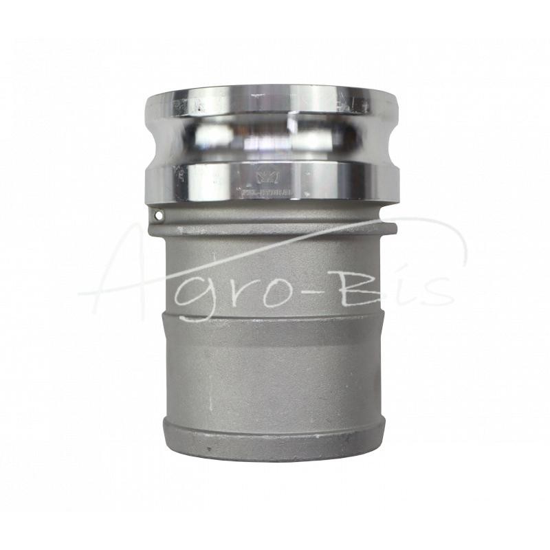 „Camlock“ jungties greito prijungimo kištukas, E tipo, aliuminis, 4" x 101 mm, PZL HYDRAL - ZCE101H