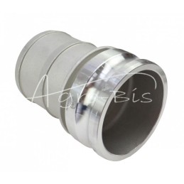 „Camlock“ jungties greito prijungimo kištukas, E tipo, aliuminis, 4" x 101 mm, PZL HYDRAL - ZCE101H