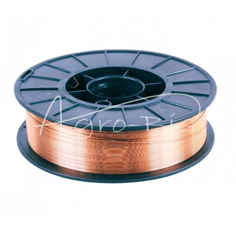 Mangano-silicio suvirinimo elektrodų viela, variu padengta, G3Si1, SG2, skirta suvirinimui MIG/MAG metodu FI-0,6 mm 5 kg - SG20,