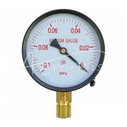 Vakuumo matuoklis-W100 R -1-0 bar 1/4B 30480698 melžimo aparatas - D-379/100
