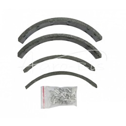 Stabdžių trinkelių remonto įdėklų rinkinys 46526060 2K+2D + kniedės Ursus C-360 ANDORIA - 46626140AM