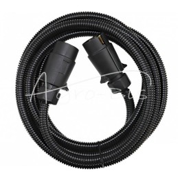 Priekabos prijungimo kabelis 7x1 3,5m, du kištukai ELMOT PREMIUM - 7x1x3,5PEL