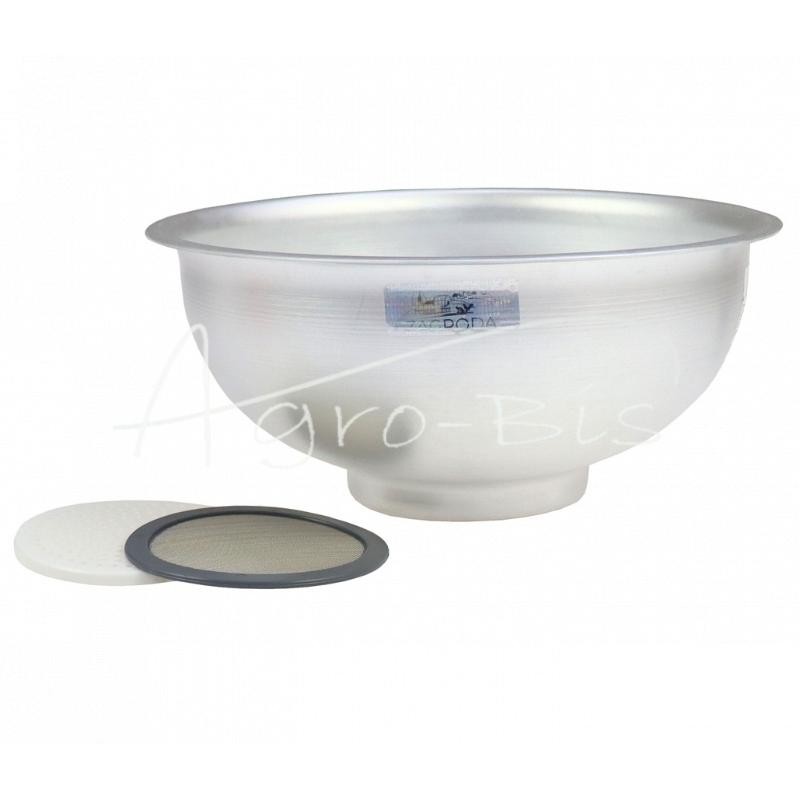 Aliuminio pieno sietelis 125 mm ZAGRODA melžimo aparatui - 8305105125ZA