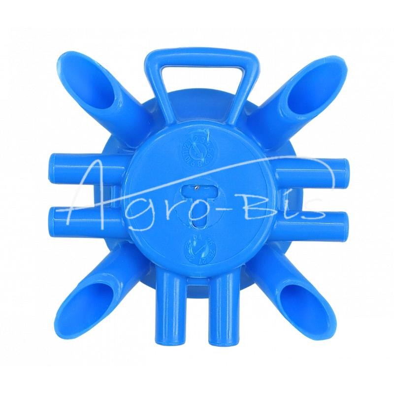 Viršutinė kolektoriaus dalis 120 ml, 10 mm jungtys, seno tipo melžimo aparatas ZAGRODA - 8305020270ZA