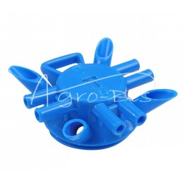 Viršutinė kolektoriaus dalis 120 ml, 10 mm jungtys, seno tipo melžimo aparatas ZAGRODA - 8305020270ZA