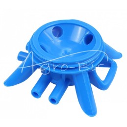 Viršutinė kolektoriaus dalis 120 ml, 10 mm jungtys, seno tipo melžimo aparatas ZAGRODA - 8305020270ZA