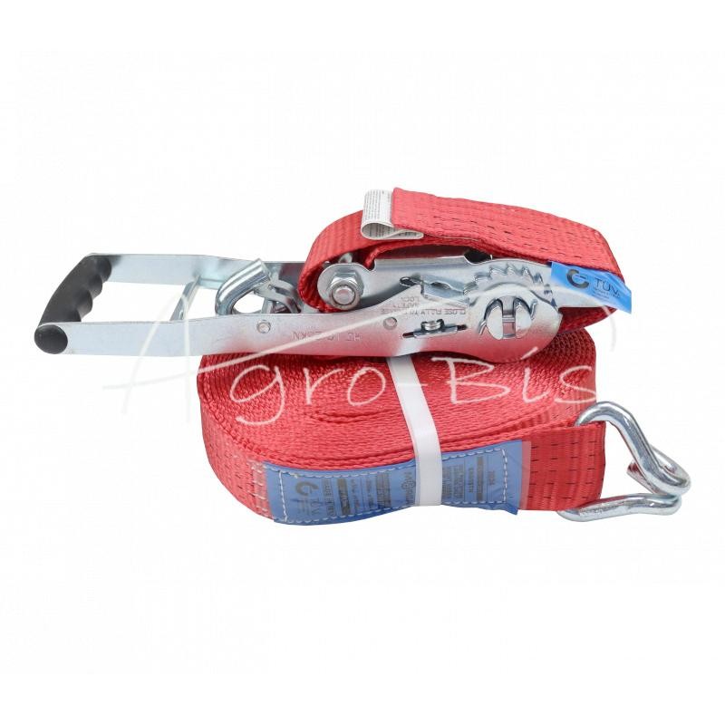 5T kėlimo diržas 12 m pločio 50 mm komplektas su sagtimi, sustiprinta 330 mm ERGO su sertifikatu, MORGA - PT5T12M50EM