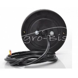 Apvalus galinis kombinuotas žibintas W95 LED 12/24V kairysis - dešinysis universalus vandeniui atsparus su laidu - 744