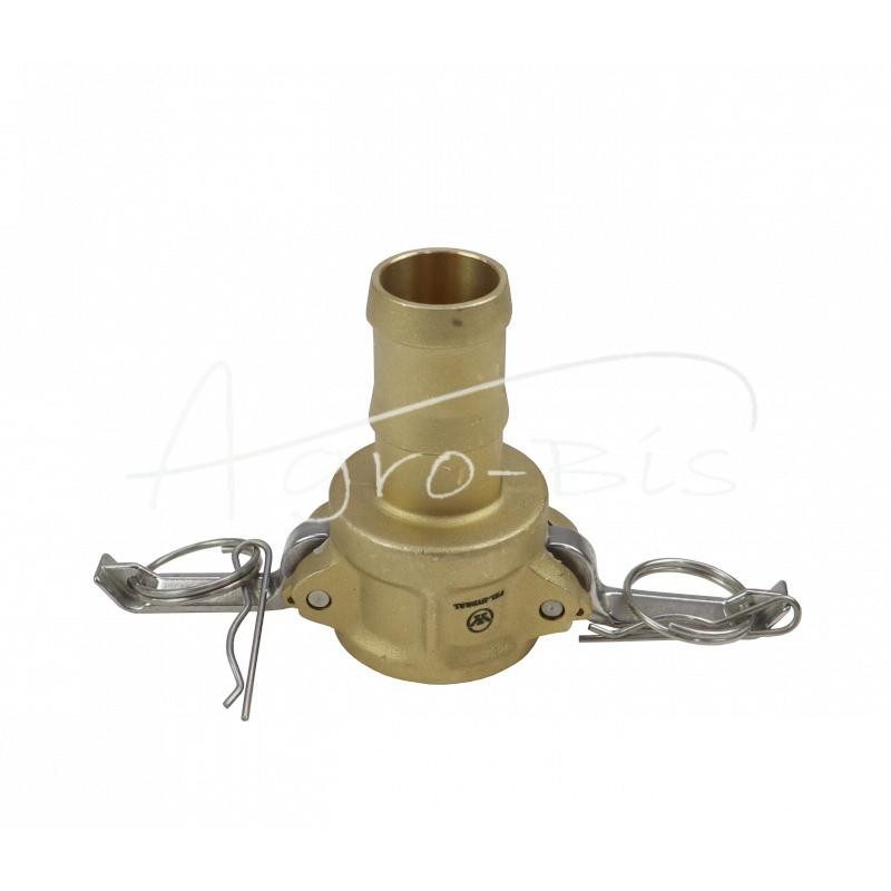 „Camlock“ jungties antgalis, C tipo, žalvaris, 1 1/4" x 32 mm, PZL HYDRAL - ZCMC32H