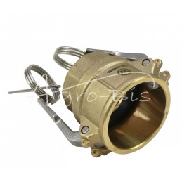 Camlock jungties lizdas, D tipo, žalvaris, 1 1/2" x 38 mm, PZL HYDRAL - ZCMD38H