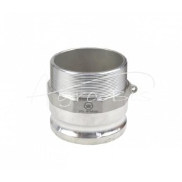 „Camlock“ jungties greito prijungimo kištukas, F tipo, aliuminis, 4" x 101 mm, PZL HYDRAL - ZCF101H