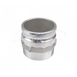 „Camlock“ jungties greito prijungimo kištukas, F tipo, aliuminis, 4" x 101 mm, PZL HYDRAL - ZCF101H