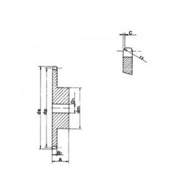 Žvaigždutė su stebule 1 colio Z-23 - KL1-17,02/23