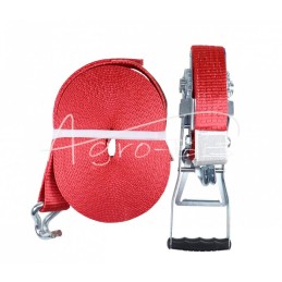 5T transportavimo diržas, 14 m pločio, 50 mm, su sagtimi, sustiprinta, 330 mm ERGO, su sertifikatu, MORGA - PT5T14M50EM