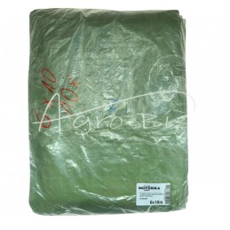 Brezentas 6x10m žalias, gramatūra 90/m2, sutvirtintas MOTORRA - PLA6x10Z
