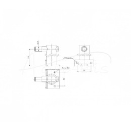 Z-224 Rolmus stačiakampio preso atraminė svirtis - 522313650