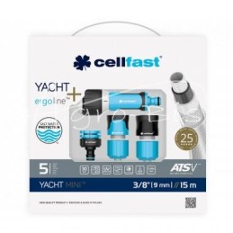 Jachtos MINI 3/8" 15 m komplektas + ERGO antgalis - 13-391