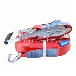 5T kėlimo diržas 16 m pločio 50 mm komplektas su sagtimi, sustiprinta 330 mm ERGO su sertifikatu, MORGA - PT5T16M50EM